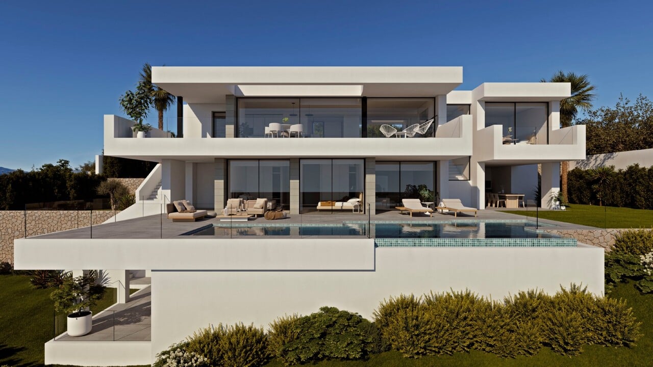A villa with modern architecture, with open spaces, a lot of light and impressive sea views are the principal defining characteristics for this property